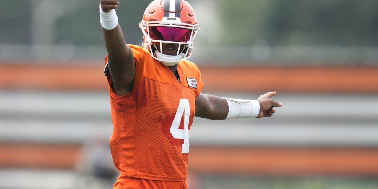 Browns enter make-or-break 3rd season with QB Deshaun Watson following suspension, shoulder injury