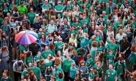 Redheads gather to light up unique Dutch festival