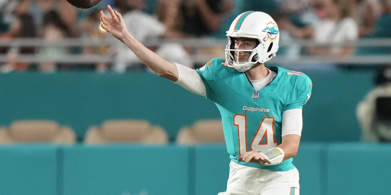 Dolphins release Mike White, leaving Skylar Thompson as the team’s No. 2 QB, AP source says