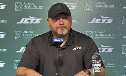 Jets GM Douglas has faith Reddick’s holdout will be resolved, but team hasn’t changed its stance