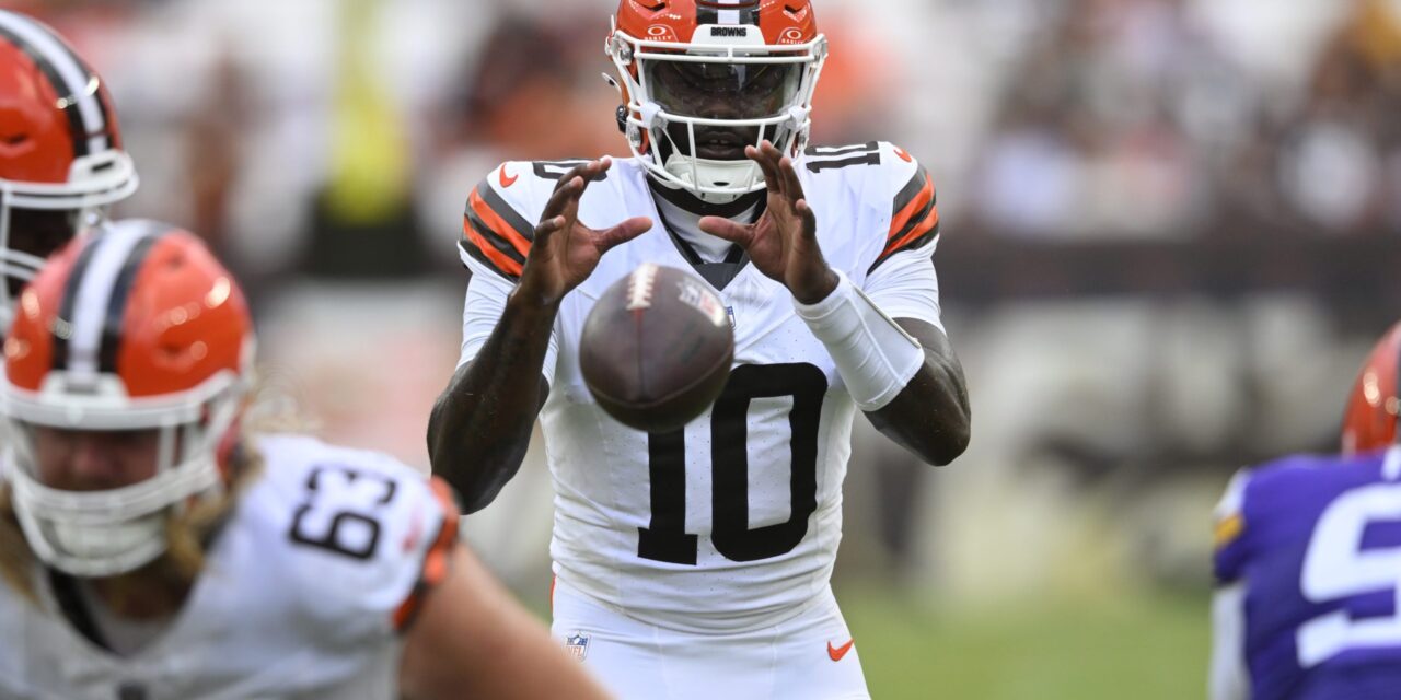 Browns release QB Tyler Huntley, leaving them with 3. Deshaun Watson’s contract reworked for 2024