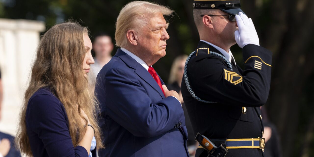 Trump issues statement from Gold Star families defending Arlington Cemetery visit and ripping Harris