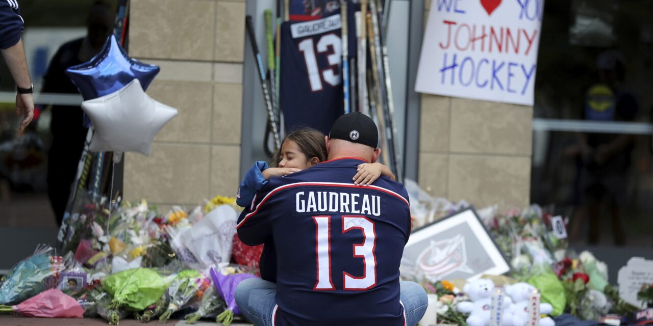 Online fundraiser for Matthew Gaudreau’s widow raises more than $500K as the sports world mourns