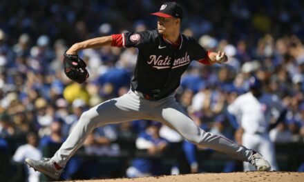 Gore pitches 7 sparkling innings as the Nationals beat the Cubs 5-1 to stop a 5-game slide