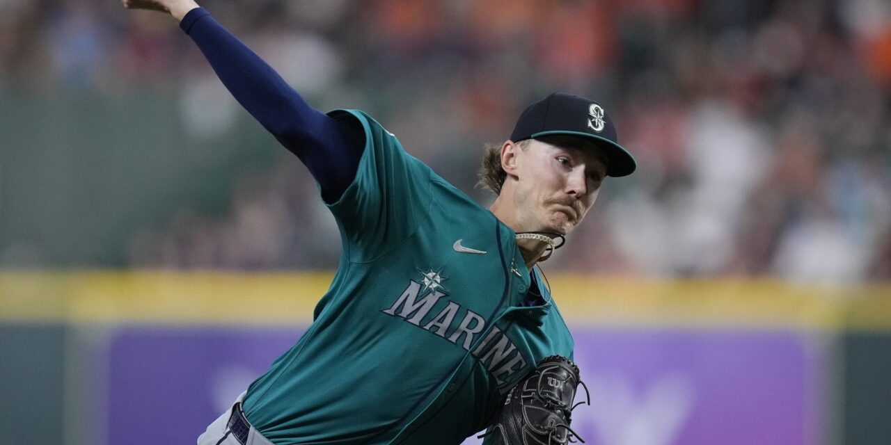 Miller throws 7 shutout innings as Mariners prevent Astros from clinching AL West with 6-1 win