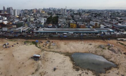 Drought has dried an Amazon River tributary to its lowest level in 122 years