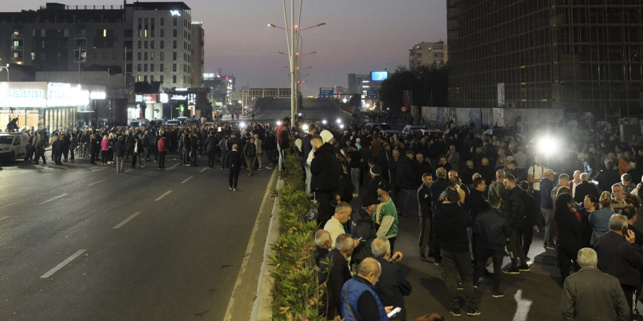 Albania’s opposition protests, blocks roads and asks for a caretaker Cabinet