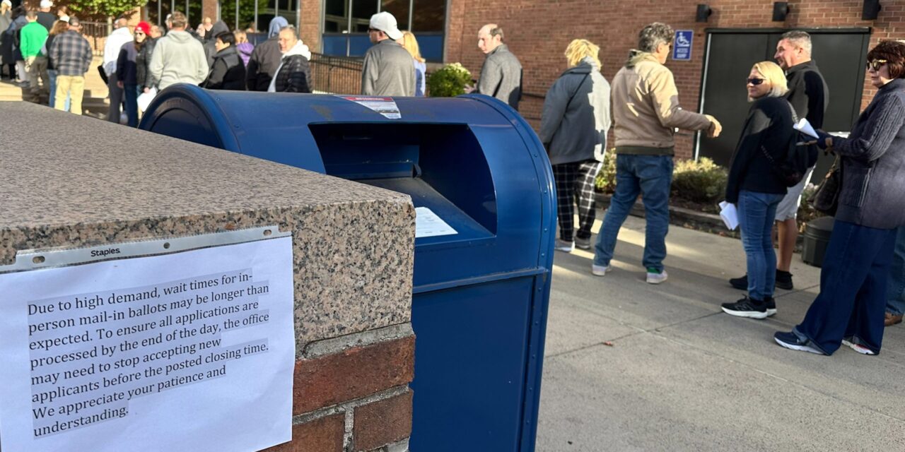 Trump campaign sues a Pennsylvania county to extend mail ballot application deadline amid long lines