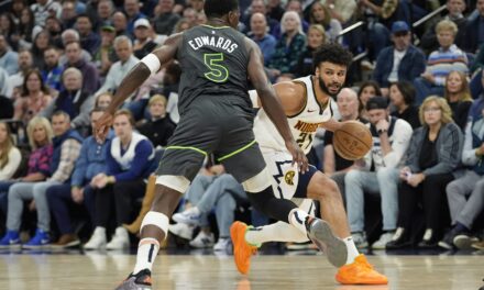 Nuggets’ Murray in concussion protocol after collision with Timberwolves’ Randle