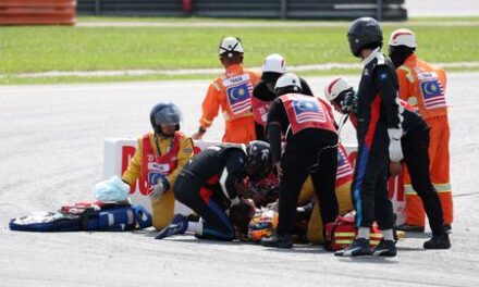 Motorcycling-Miller says he was lucky to walk away from Malaysian GP crash