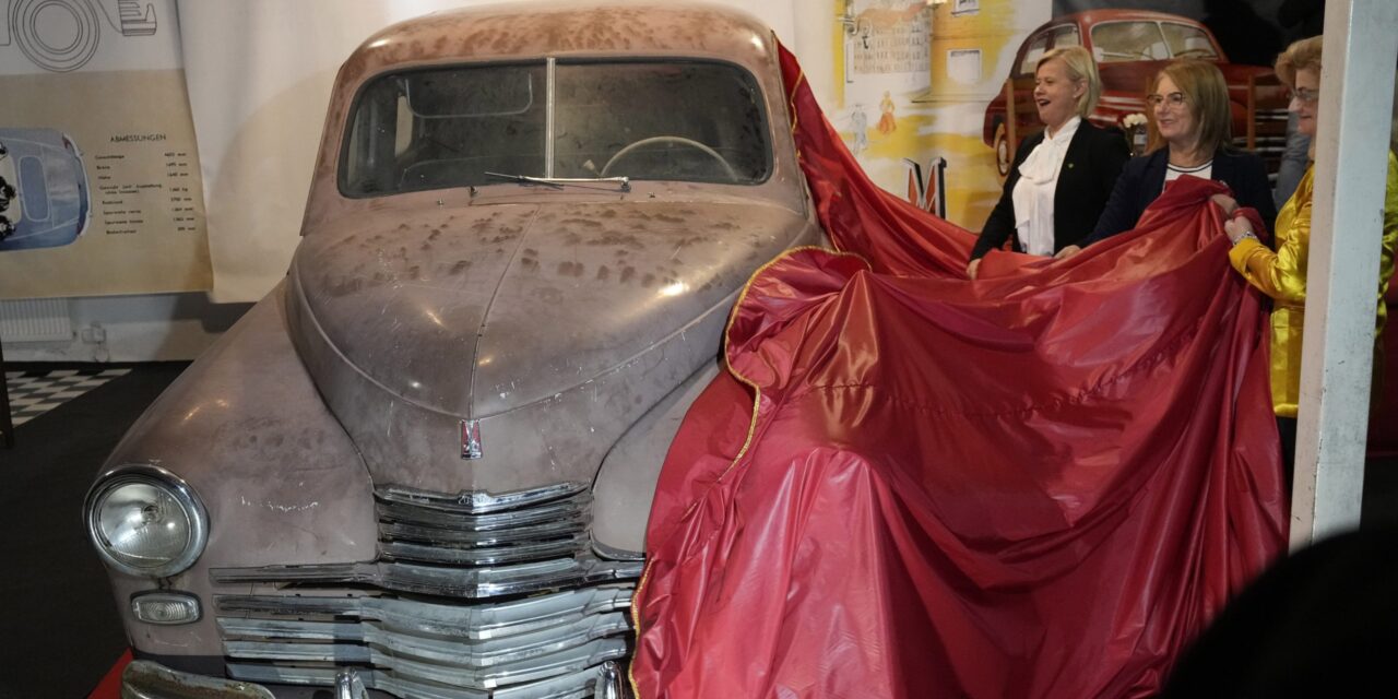 The first car made during Soviet-era in Poland goes on display 73 years later