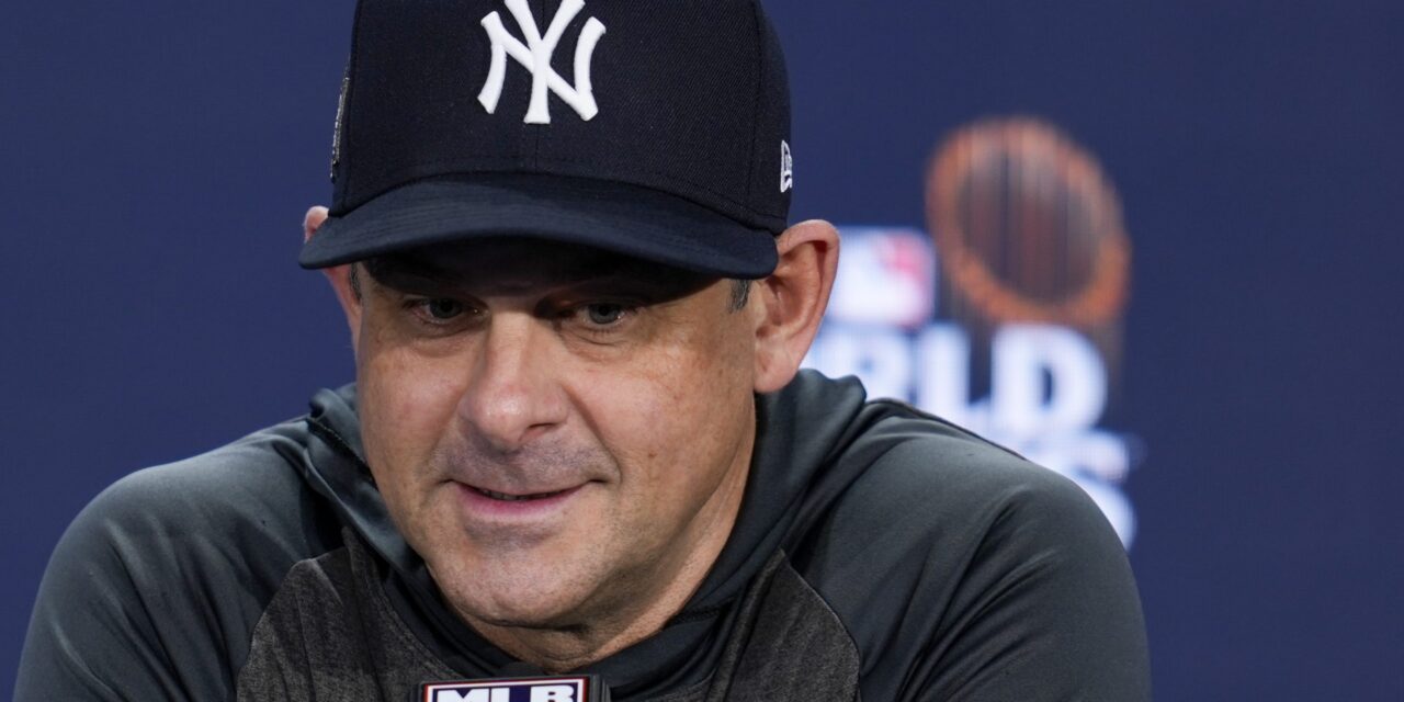 Aaron Boone to return for eighth season as Yankees manager after New York exercises 2025 option