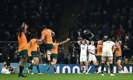 Rugby-Australia’s Jorgensen snatches crazy late win over England