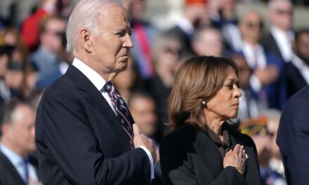 Biden and Harris are appearing together for the first time since she lost the election to Trump