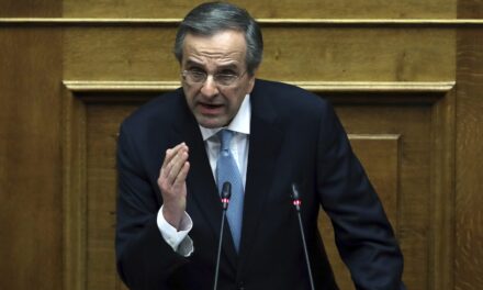 Former Greek premier Samaras is expelled from the ruling conservative party