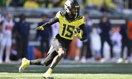 Oregon WR Tez Johnson (shoulder) declares he’s back