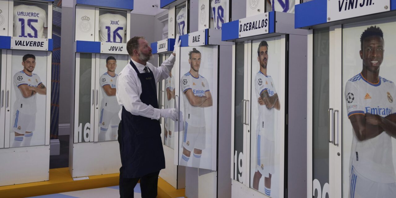 Lockers used by Ronaldo, Beckham and other Real Madrid stars are up for auction