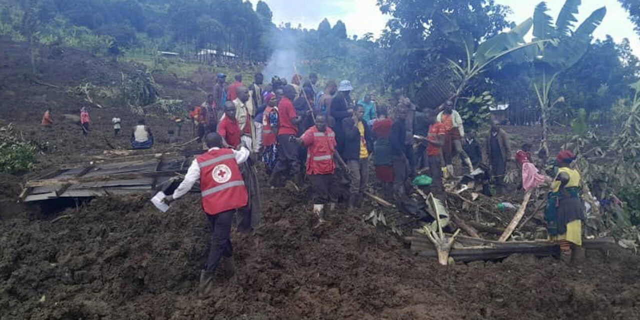 At least 13 dead after landslides bury 40 homes in villages in eastern Uganda