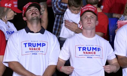 Young men swung to the right for Trump after a campaign dominated by masculine appeals