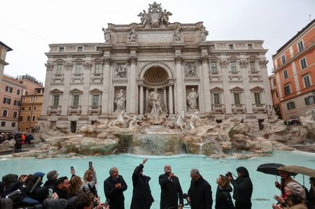 Rome’s Trevi Fountain restored in time for Jubilee year