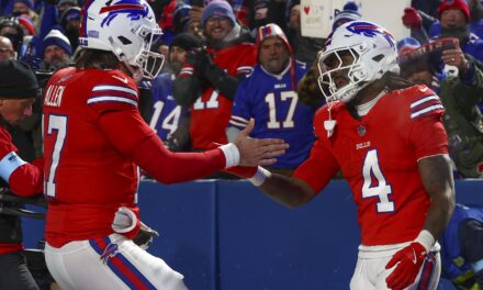 Cook scores 2 TDs and Bills defense forces 3 turnovers in Buffalo’s 24-21 win over Patriots