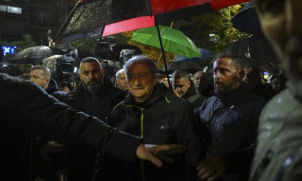 Albania opposition activists rally on streets of Tirana to demand government steps aside