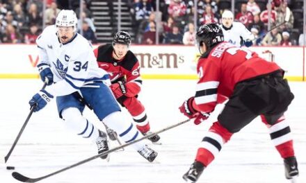 Leafs F Auston Matthews returns to practice; out Tuesday