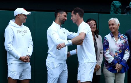 Tennis-New coach Murray misses Djokovic opener but offers advice from the slopes