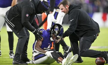 Ravens WR Zay Flowers (knee) day-to-day