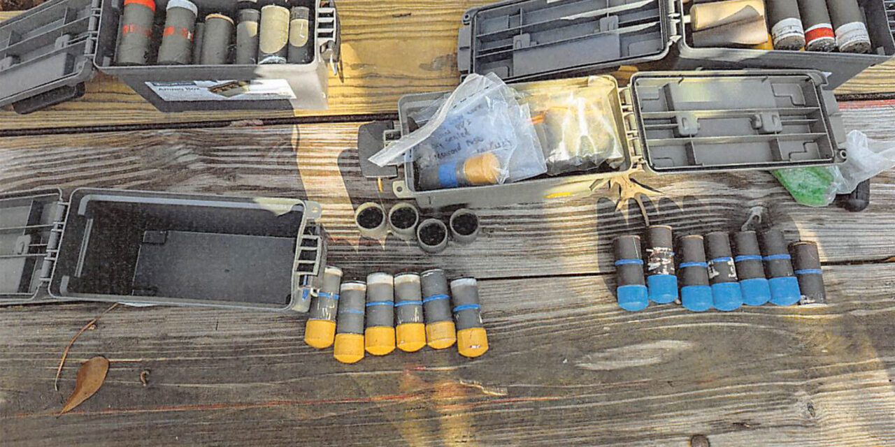 Man accused of stockpiling 150 homemade bombs must stay in jail until trial, judge rules