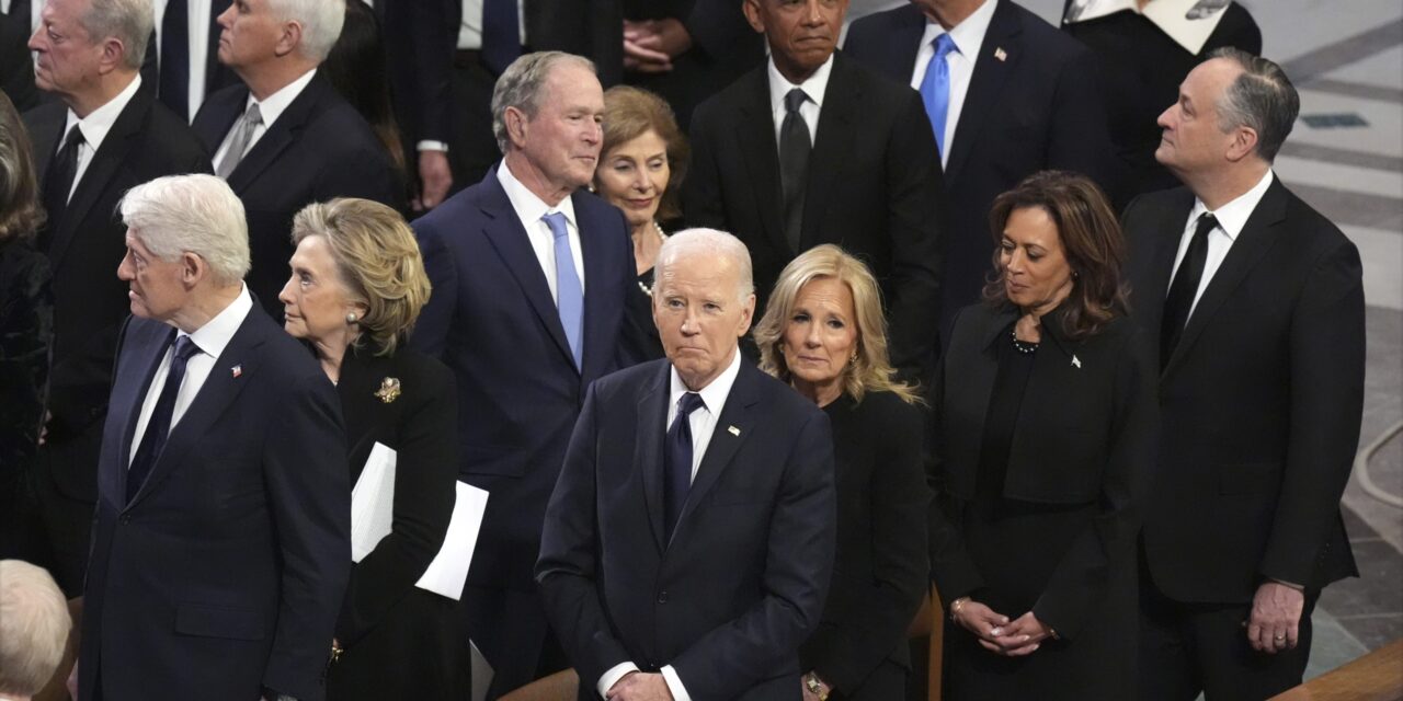 From Carter’s funeral, an American snapshot: A singular image, 5 presidents, 379 years of history