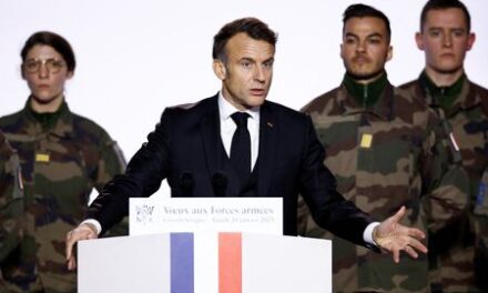 As Trump is sworn in, Macron warns Europe it can’t depend only on US weapons