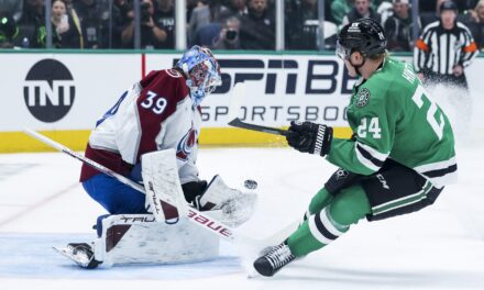 Blackwood is new in net for playoff-experienced Avalanche and seeks a 2-0 series lead over Stars