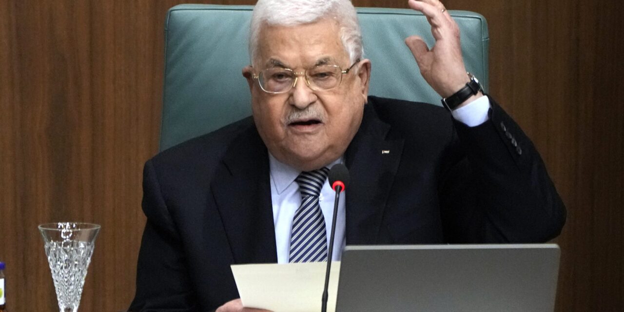 Palestinians create role for a vice president and possible successor to aging leader Abbas