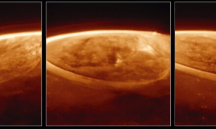 Bright auroras on Jupiter are captured by Webb Space Telescope