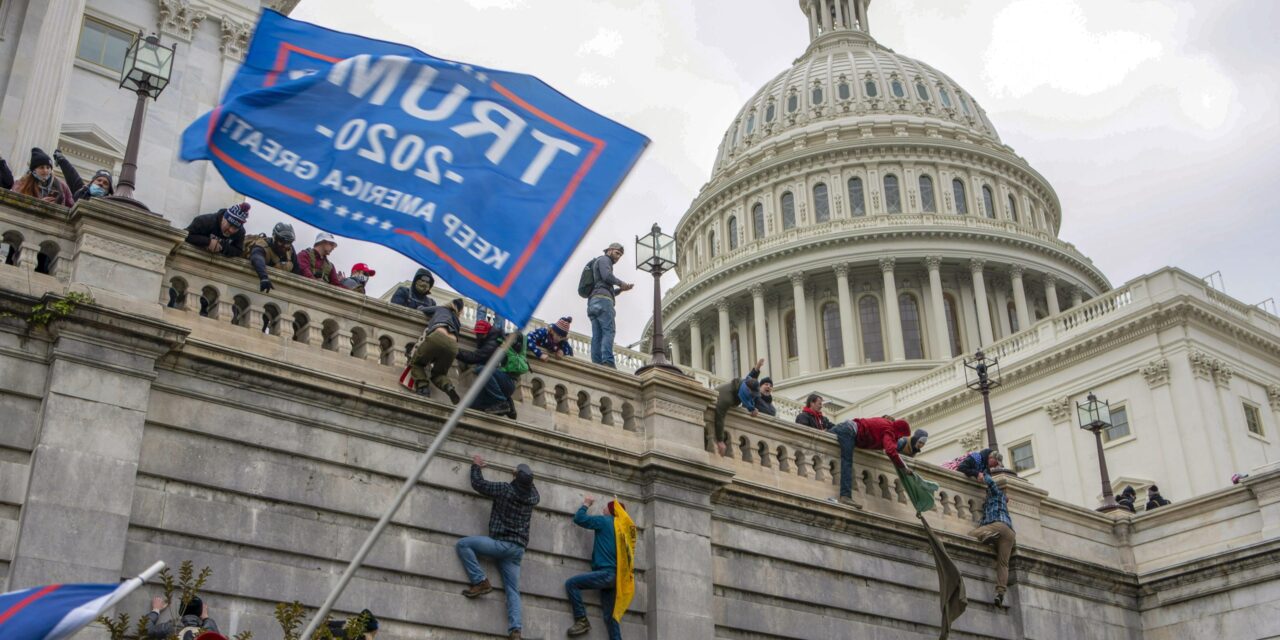 US Capitol rioter who smashed Speaker’s Lobby door charged with burglary in Virginia