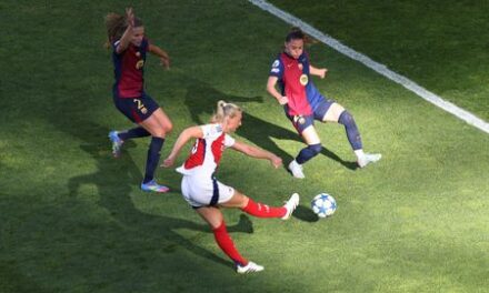 Soccer-Arsenal stun Barca to win Champions League with late Blackstenius goal