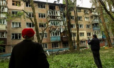 Russian drones attack Kyiv, apartment building hit, seven injured