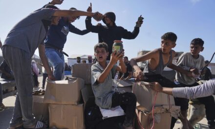 AP PHOTOS: Starving civilians caught in the chaos of food distribution in Gaza