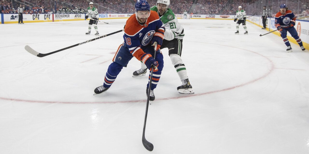 Oilers’ Hyman says his right wrist was dislocated late last round, knocking him out of the playoffs