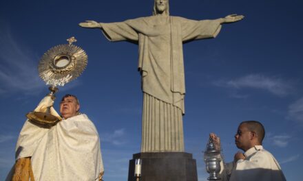 Catholics call for environmental action at Rio de Janeiro’s iconic Christ the Redeemer statue