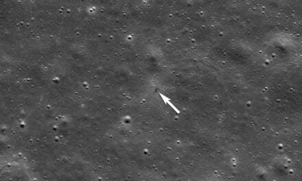 NASA spacecraft around the moon photographs the crash site of a Japanese company’s lunar lander