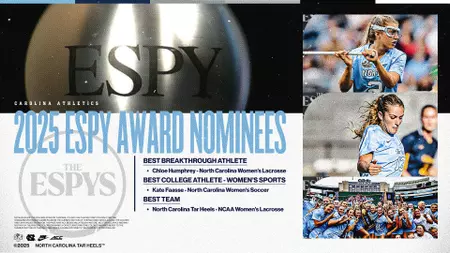 Women’s Lacrosse, Humphrey, Faasse Nominated For ESPYS