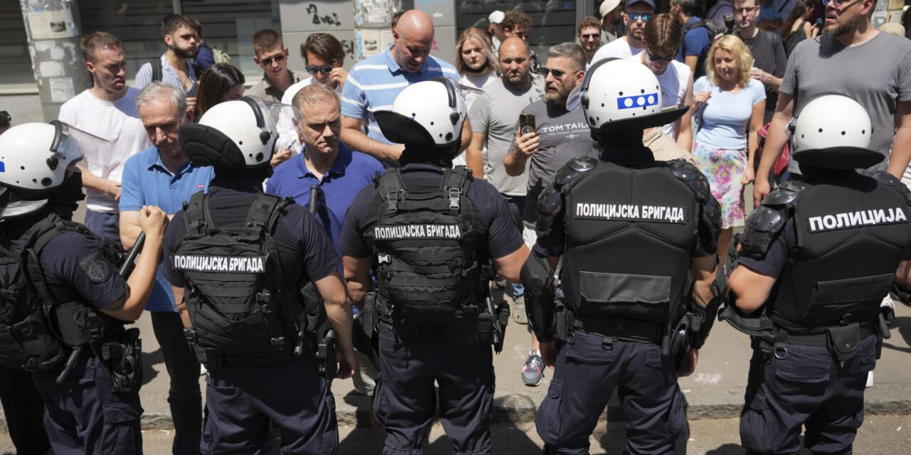 Europe’s human rights watchdog concerned over use of force against Serbia anti-corruption protesters