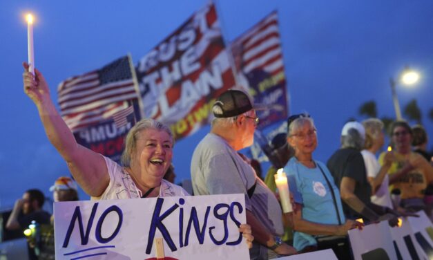Photos of ‘Good Trouble’ protests across the US, from Chicago to Mar-a-Lago