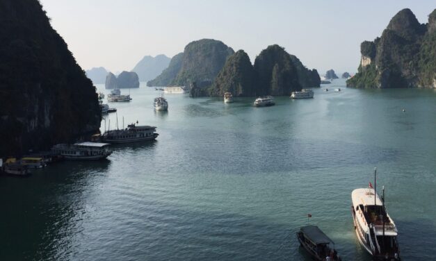 Tourist boat capsizes during a thunderstorm in Vietnam, leaving 34 dead. 8 people remain missing